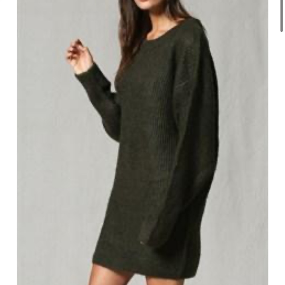 Oversized sweater dress